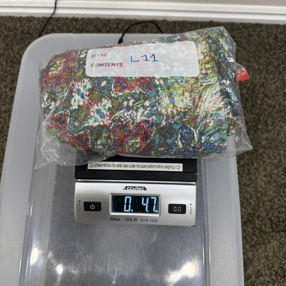 Apropos Skirt Womens Small Multicolor Crinkle Boho Abstract Made USA Patchwork - Picture 8 of 8